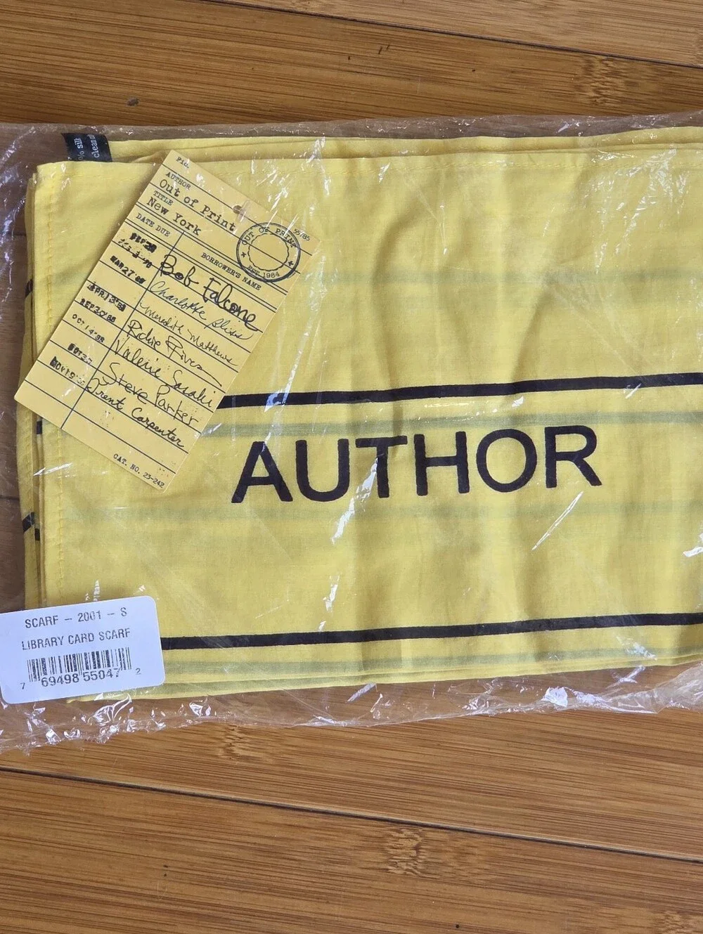 Out of Print butter yellow
